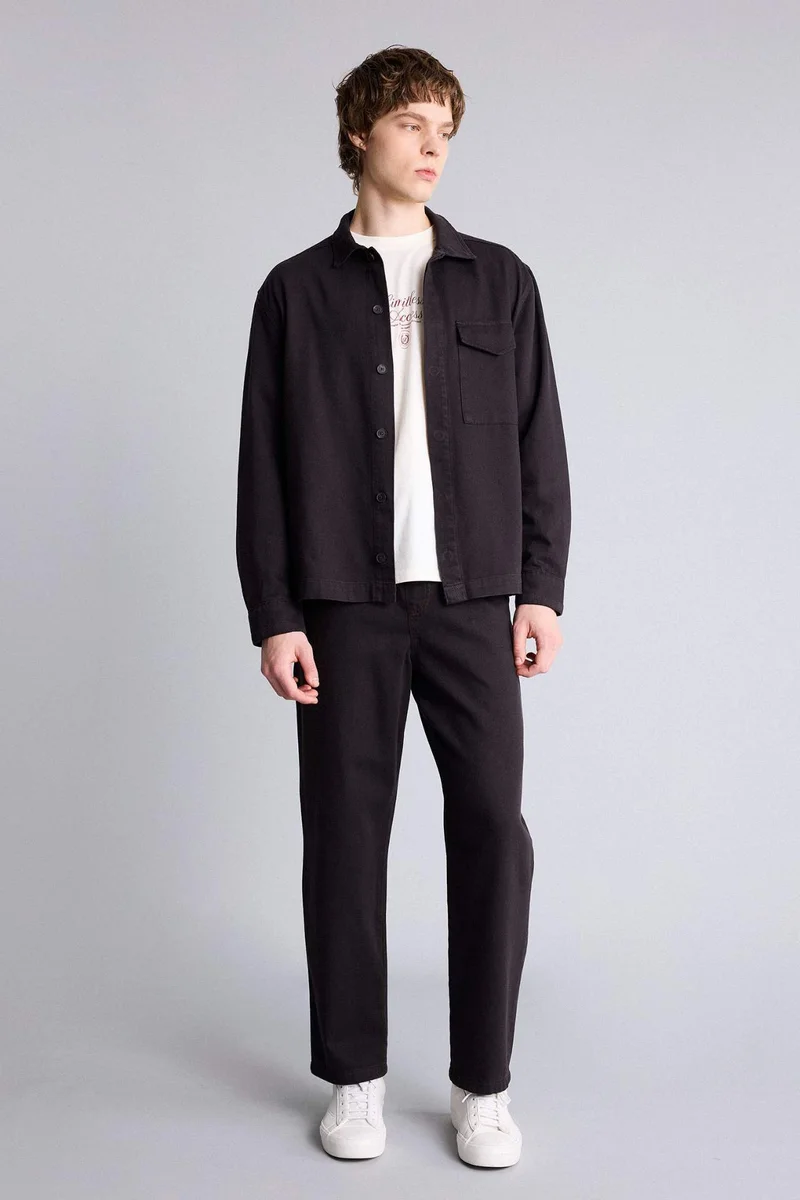 DeFacto Cotton Baggy Fit Trousers