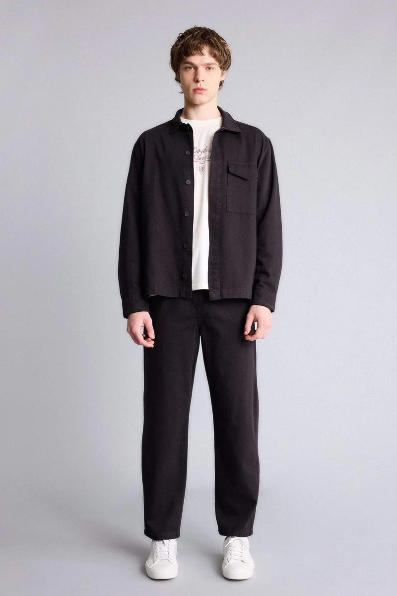 DeFacto Cotton Baggy Fit Trousers