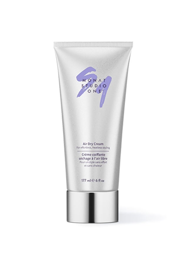 monat MONAT STUDIO ONE™ Air Dry Cream - Soft, Hair Styling Cream for touchable hold and Humidity Protection. Hair Frizz Control for All-Hair Types and no heat needed - Net Wt. 177 ml / 6 fl. oz.  - Image 1
