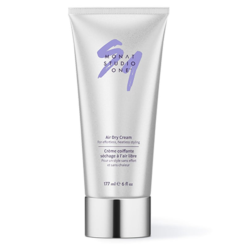 monat MONAT STUDIO ONE™ Air Dry Cream - Soft, Hair Styling Cream for touchable hold and Humidity Protection. Hair Frizz Control for All-Hair Types and no heat needed - Net Wt. 177 ml / 6 fl. oz.  - Image 1