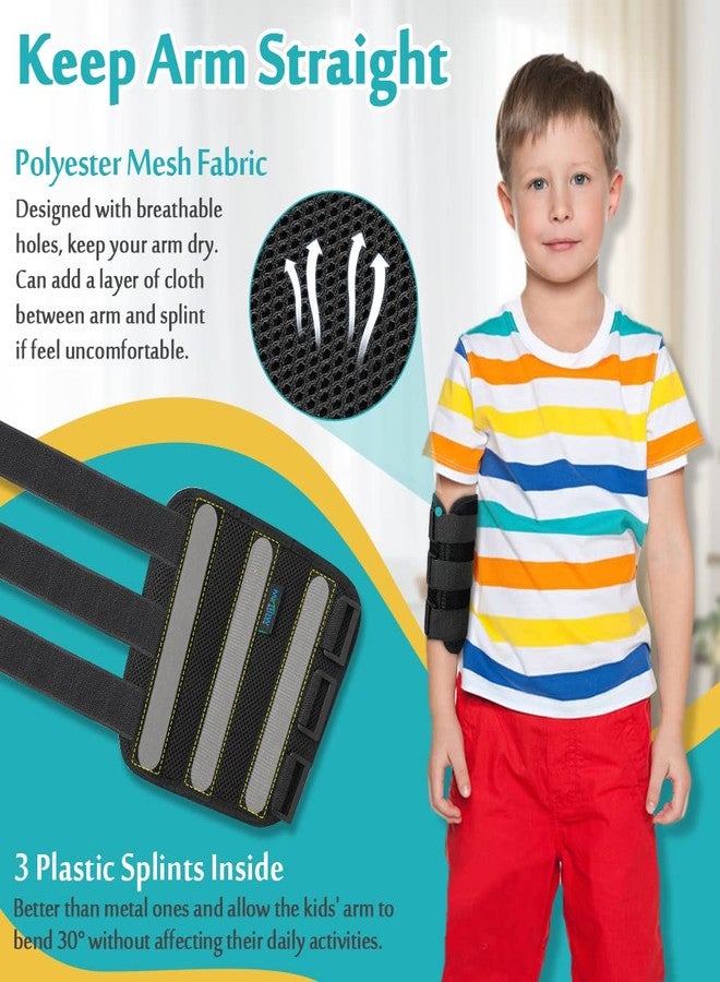 Mybow Elbow Splint for Cubital Tunnel Syndrome, Ulnar Nerve Brace, Pediatric Arm Immobilizer, Child Elbow Support for Tendonitis, Radial Nerve Brace, Kids Arm Stabilizer for Sleeping (Small) - Image 2
