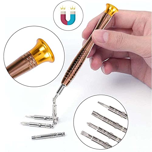 ULTRINA Multi-Function 25 in 1 Precision Screwdriver Set Repair Tool Kit Set Torque Screwdriver for Mobile Phone, for Watch, PC, Laptop, Digital Camera With Handy Leather Case - Image 3