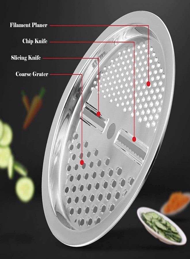HDR MALL Kitchen Multifunctional Stainless Steel 3 in 1 Colanders Basin Grater Strainer & Drain Basket Salad Maker Bowl Vegetable Fruits Washing Strainer Set (26cm) - Image 4