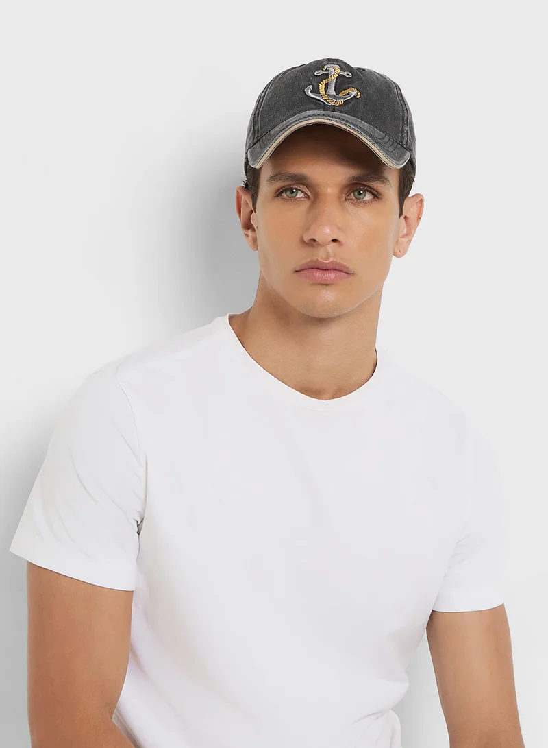 Seventy Five Anchor Detail Casual Cap