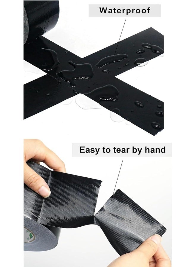 Biella Black All-Weather Pvc Anti-Corrosive Pipe Protection Tape - 2" X 50Ft | Durable, Waterproof, Corrosion-Resistant, Heat-Resistant (2 Pcs) - Image 3