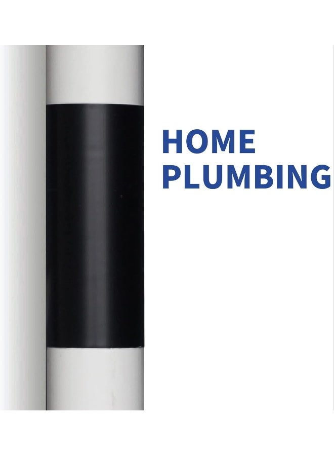 Biella Black All-Weather Pvc Anti-Corrosive Pipe Protection Tape - 2" X 50Ft | Durable, Waterproof, Corrosion-Resistant, Heat-Resistant (2 Pcs) - Image 4