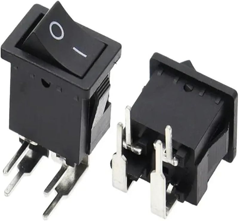 KCD1 101 Rocker Switch 4 Pin On Off L Type 6A 250V 15x21mm Power Switch - Image 2