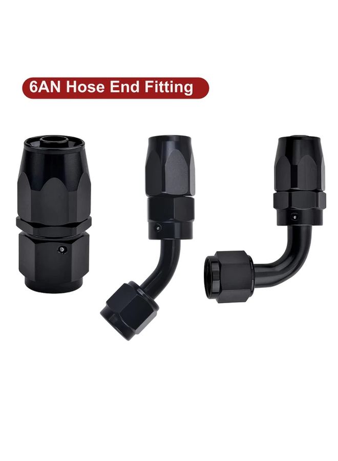 6AN 90 Degree Detachable Water Cooled And Oil Cooled Aluminum Alloy Pipe Connector - Image 1