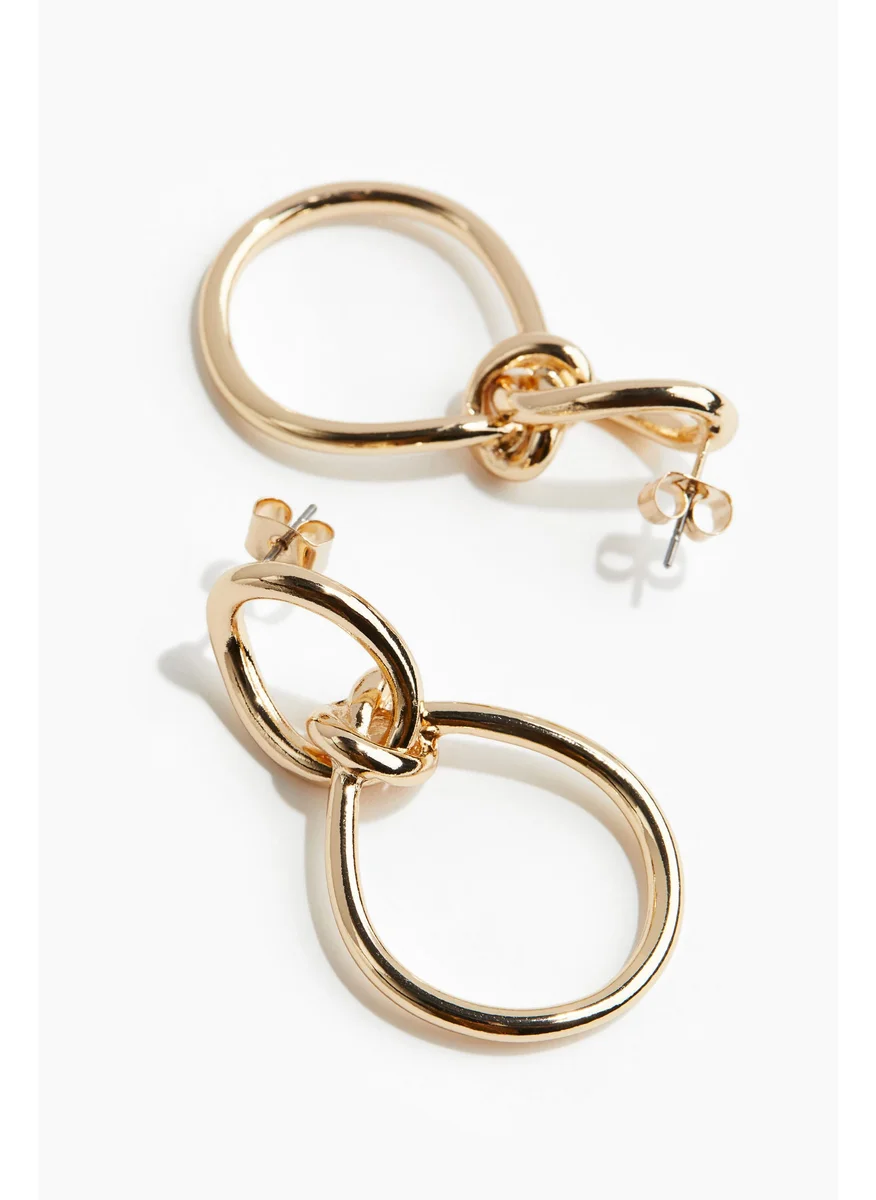 اتش اند ام Knot-Detail Earrings