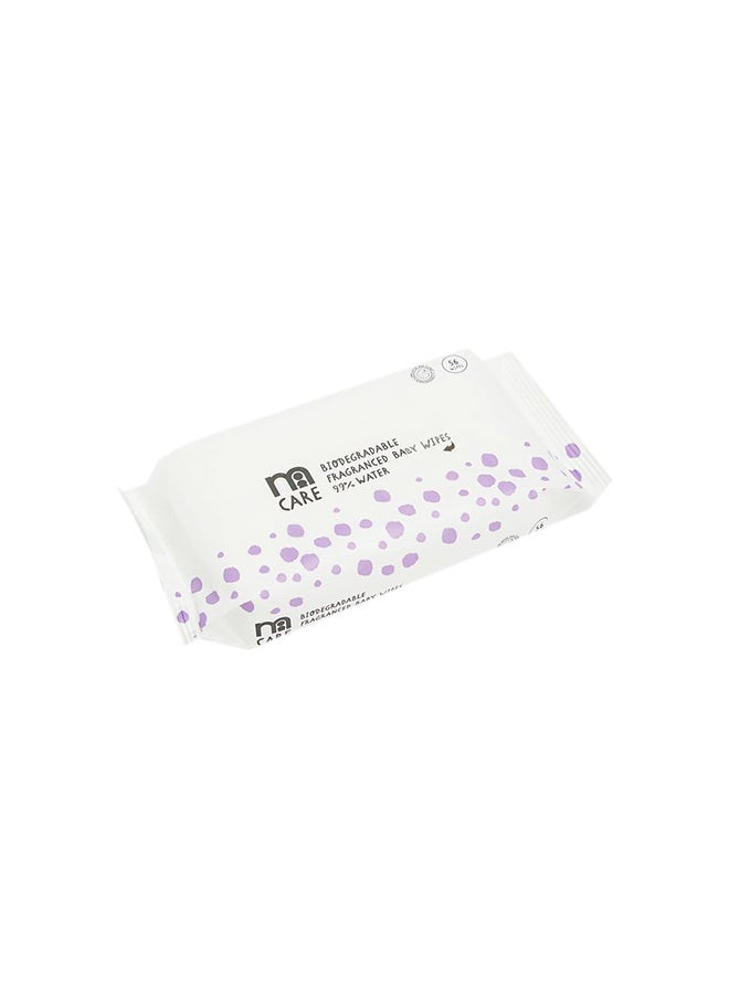 mothercare Pack Of 4, Biodegrad Frag Wet Wipes, Each 56  - Image 2