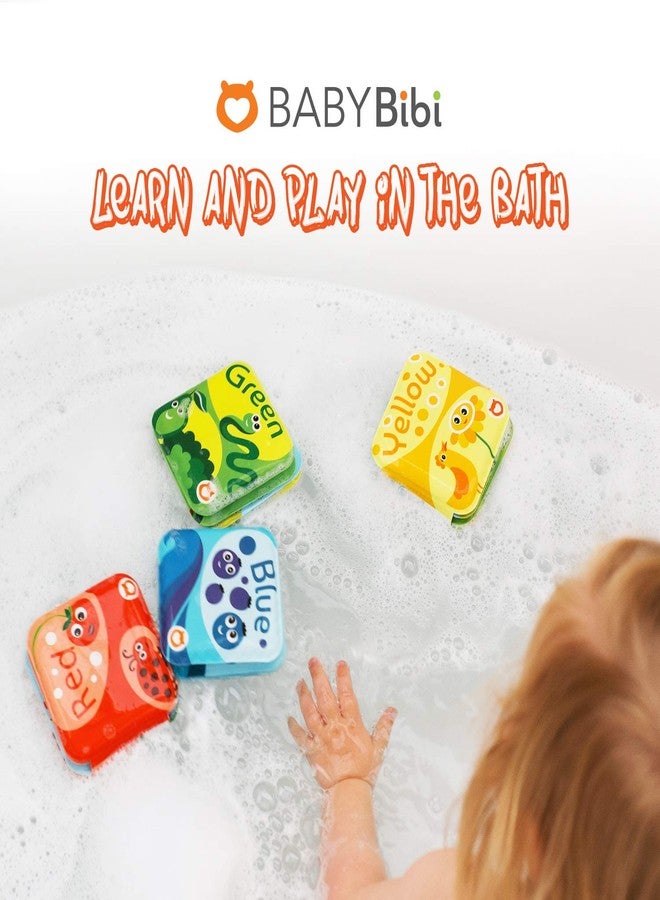 BabyBibi Floating Baby Bath Books for Baby. Kids Learning Bath Toys. Waterproof Bathtime Toys for Toddlers. Kids Educational Infant Bath Toys. (Set of 4: Color Recognition Bath Books) - Image 3