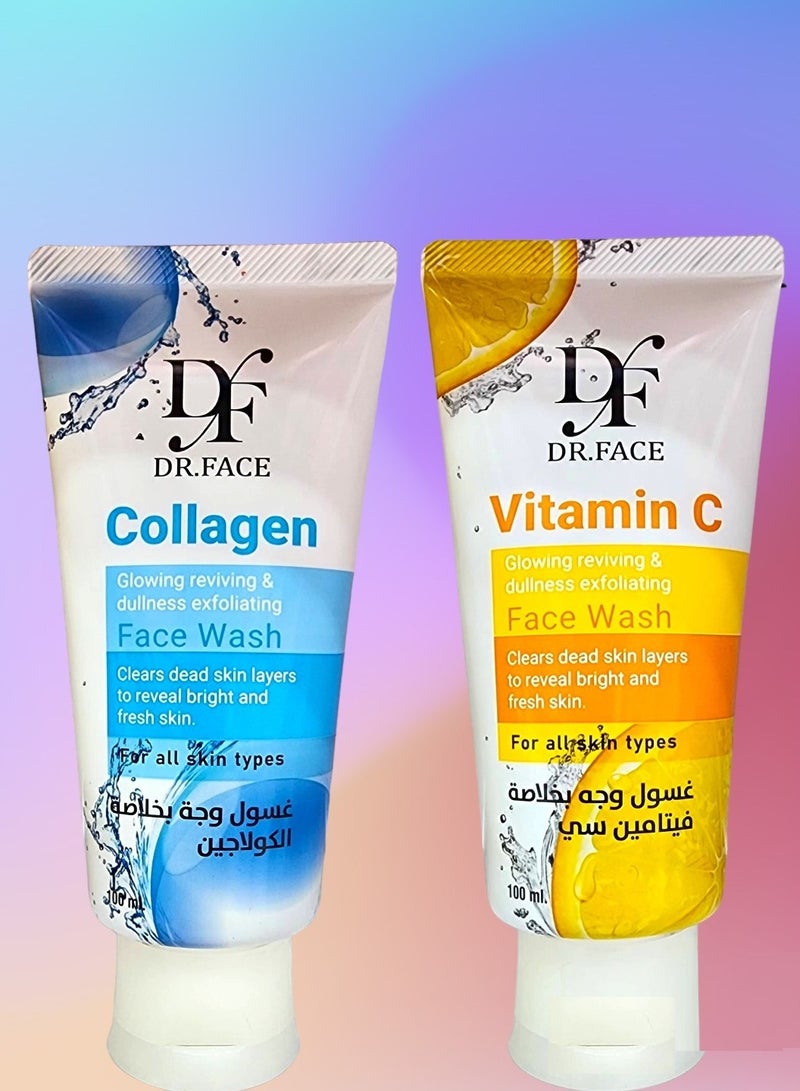 دكتور فيس غسول وجة تايلاندي   بخلاصة فيتامين سي و بخلاصة الكولاجين مصمم خصيصاً لتوفير تنظيف عميق للبشرة يعمل على القضاء تماماً على بقايا إنسداد المسام  ويجعل بشرتك ناعمة ومشرقة وصافية ورطبة ومنتعشة 100 مل - Image 1