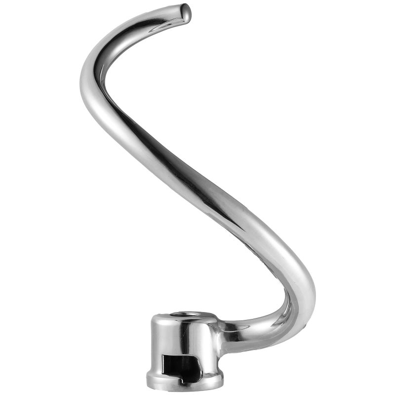 Dough Hook for KitchenAid 6QT BowlLift Stand Mixers Stainless Steel Spiral Dough Hook Attachment Fits Models KV25G0X KP26M1X Pro 600 Series Dishwasher Safe