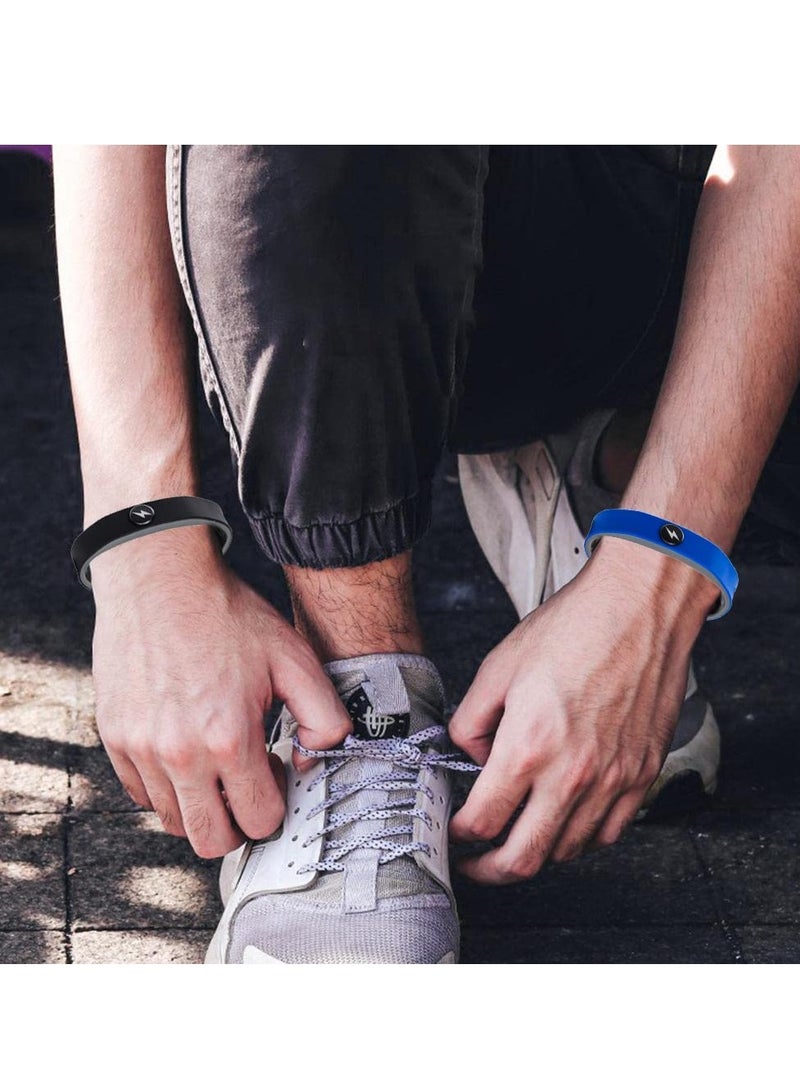 SYOSI سوار معصم مضاد للكهرباء الساكنة، سوار معصم مضاد للكهرباء الساكنة، سوار معصم مضاد للكهرباء الساكنة، سوار معصم قابل للتعديل، سوار إزالة الكهرباء الساكنة، سوار إزالة التفريغ للرجال والنساء - Image 3