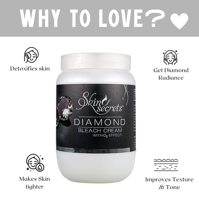 Skin Secrets Diamond Bleach with Diamond Dust  Licorice Extract 1000gm - Image 3