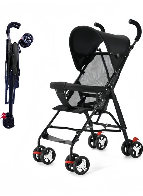 Lightweight Travel Stroller Foldable Pram Infant Stroller Cabin Pram Umbrella Stroller