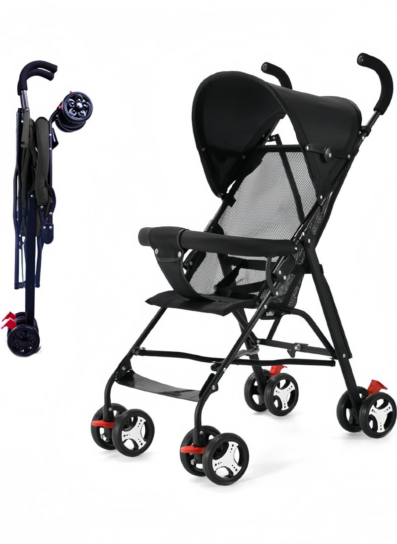 GGEROU Lightweight Travel Stroller Foldable Pram Infant Stroller Cabin Pram Umbrella Stroller  - Image 1