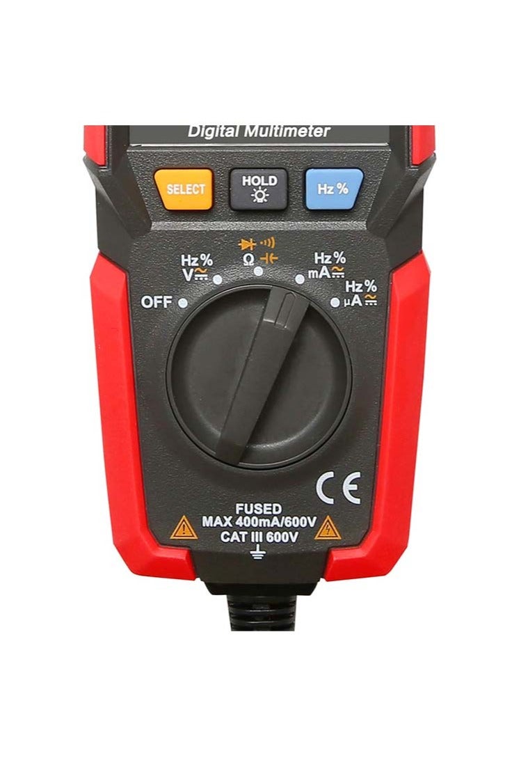 UniT UNI-T UT125C Digital Multimeter Pocket Multi Tester, 4000 Counts AC DC Voltage AC DC Current Resistance Capacitance Frequency Duty Cycle NCV Diode Test Continuity Test Data Hold Auto Power Off - Image 4
