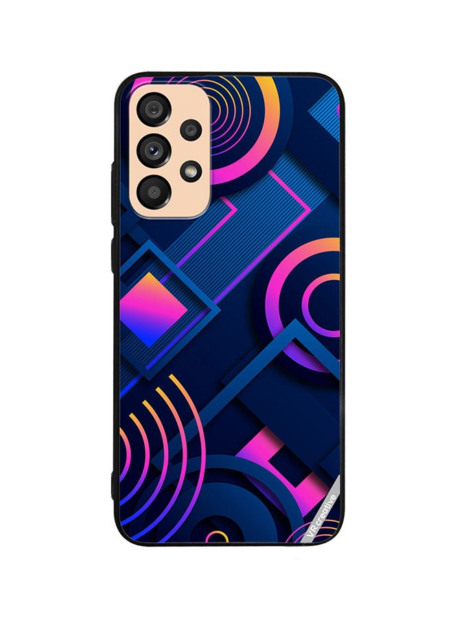 VR CREATIVE Protective Case Cover For Samsung Galaxy A33 5G Abstract Design Multicolour - Image 1