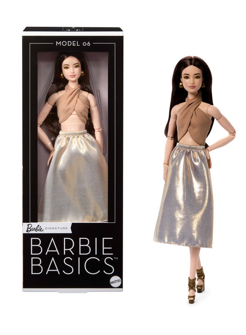 Barbie دمية الأساس رقم 06 - دمية بنية الشعر - Image 1