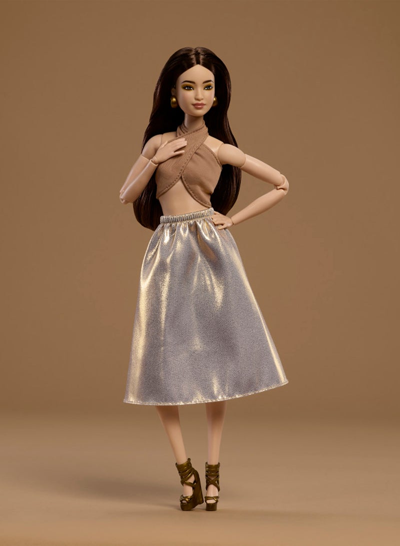 Barbie دمية الأساس رقم 06 - دمية بنية الشعر - Image 2