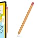 AHASTYLE Duotone Case for Apple Pencil 2nd Generation Apple Pencil Pro 2024 Ultra Thin Protective Cover Silicone Skin Compatible with Magnetic Charging and Double Tap OrangeRed - Image 2