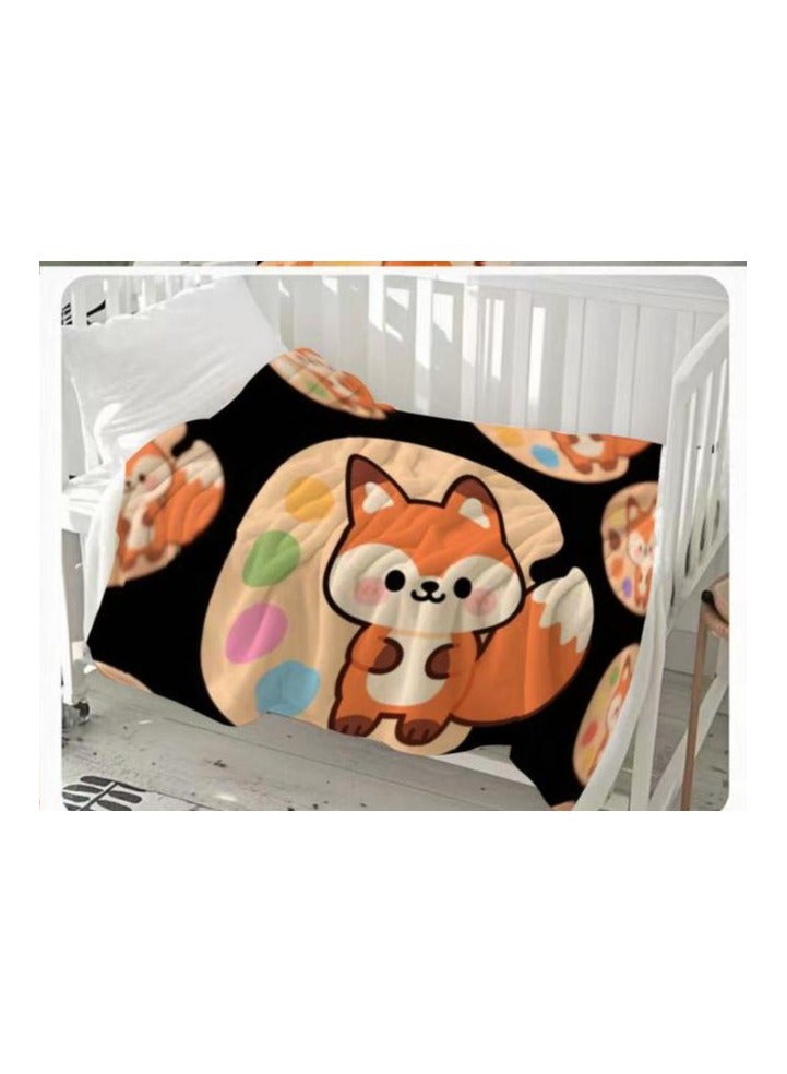 عام بطانية رقيقة من الفانيلا (دافئة ومريحة، ومناسبة للنوم، واستخدام الألعاب، وإزالة الغبار والرمل) 150 سم * 200 سم - 633 - Image 3