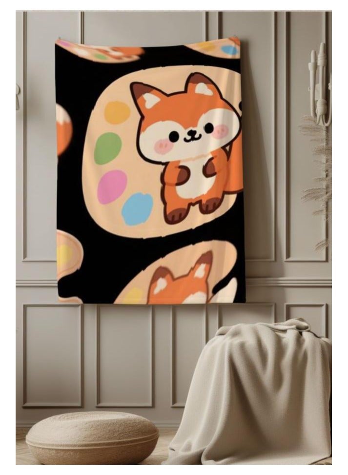 عام بطانية رقيقة من الفانيلا (دافئة ومريحة، ومناسبة للنوم، واستخدام الألعاب، وإزالة الغبار والرمل) 150 سم * 200 سم - 633 - Image 5