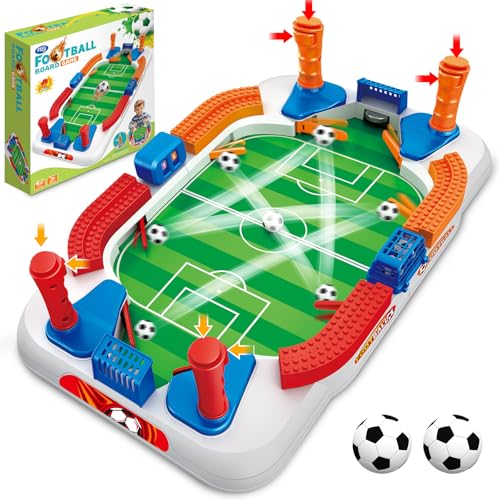 choopheme Mini Foosball Table Game for Kids Soccer Game Set Gifts Boys Toy Football Games Board for Indoor Sports Game Room Pinball Interactive Birthday Gift Toys for 3 4 5 6 7 812 Year Old Family Gatherings - Image 1