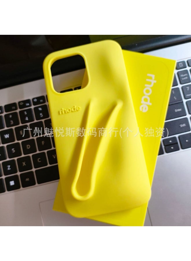 rhode Cell phone case i phone 16 PLUS Yellow color - Image 1