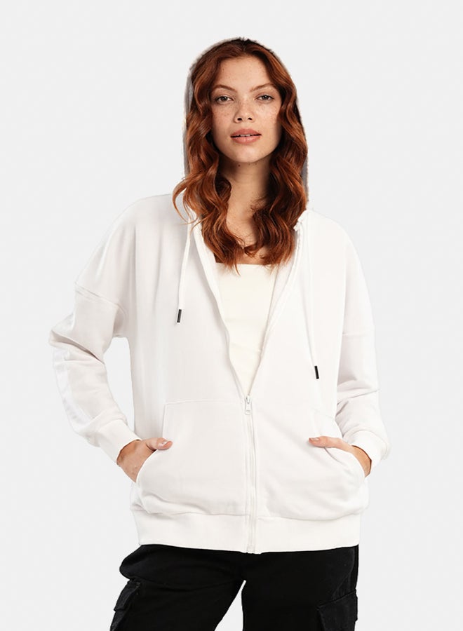 Carina Lounge Hoodie with Zipper Closure - Image 1