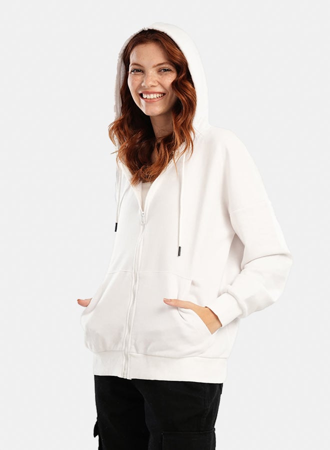 Carina Lounge Hoodie with Zipper Closure - Image 2