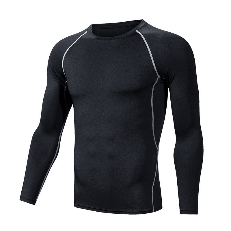 Sports Vest Short Long-Sleeved Basketball Tight Men'S Base Sportswear Quick-Drying Breathable Running Fitness Clothing Training And Body Shaping - Image 1
