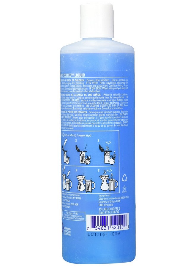 Urnex منظف أواني القهوة أورنيكس كليرلي 14 أونصة (صنع في الولايات المتحدة الأمريكية) منظف سائل للفرنش بريس للأوعية الزجاجية وآير بوتس وصانعات القهوة الساتلية والخدمات الحرارية يزيل زيوت القهوة - Image 4