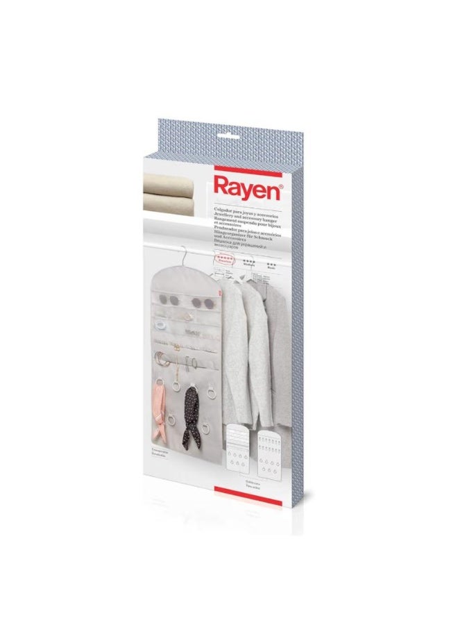 ريان منظّم مجوهرات وإكسسوارات للتعليق داخل الخزانة – متعدد الجيوب – براند أوروبي – تنظيم مثالي وتوفير مساحة - Image 2