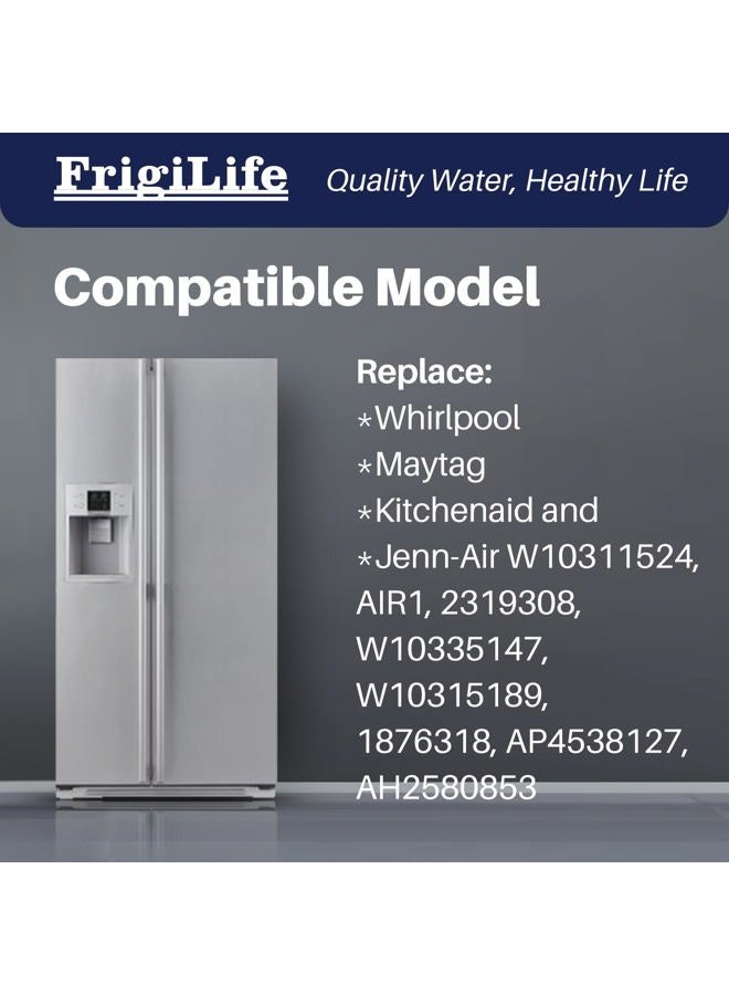 FrigiLife فلتر هواء ثلاجة Pureair Ultra 2 بديل لـ PAULTRAII2PK، Pure Air Ultra 2، Pureair Ultra ii، Electrolux 242047805 5303918847 PAULTRA2 PD00044143 EAP12364179 AP6285787، 3PACK - Image 4