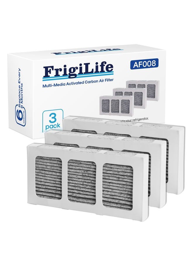 FrigiLife فلتر هواء ثلاجة Pureair Ultra 2 بديل لـ PAULTRAII2PK، Pure Air Ultra 2، Pureair Ultra ii، Electrolux 242047805 5303918847 PAULTRA2 PD00044143 EAP12364179 AP6285787، 3PACK - Image 1