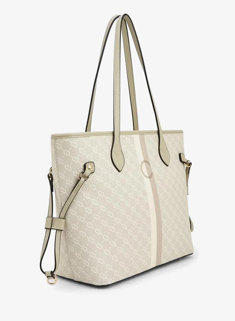Celeste Monogram Print Tote Bag With Wallet