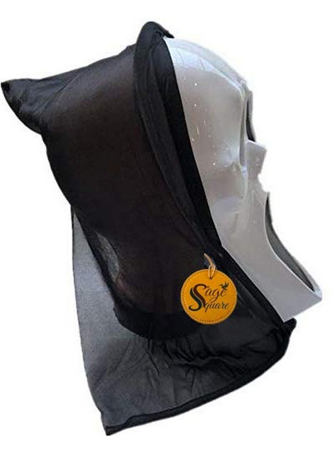 Sage Square Sage Square Ghost Comic FACE MASK Fawkes Mask Anonymous Edition Face-Mask Perfect Fit Cosplay Holi Halloween Function Party (Set of 1)  - Image 3