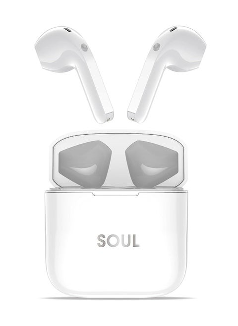 Xcell SouL10 Ear Buds with Clear Sound & Rich Bass, 5hrs play & talk time & 120 hours standby, compatible with most Android/iOS/Harmony OS devices - White