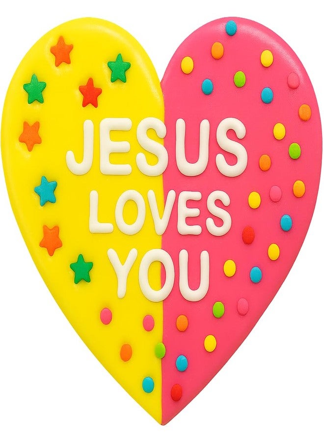 Mighty Gadget Jesus Loves You Cookie Cutter - 4x3.55 Inches, Christian Baking Tool & Faith-Based Gift (Random Color) - Image 4