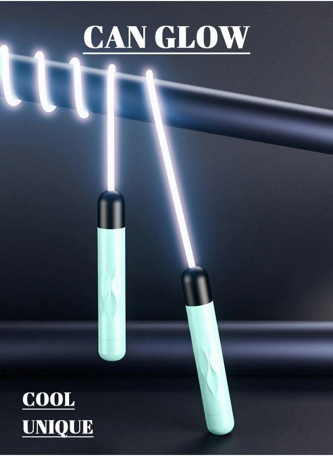 GROIC Jump Rope with LED Light, Skipping Rope for Women Teenagers Children Trainer, Length Adjustable, Indoor Outdoor Portable Interesting Jump Rope for Workout Fitness Gifts and Fun  - Image 5