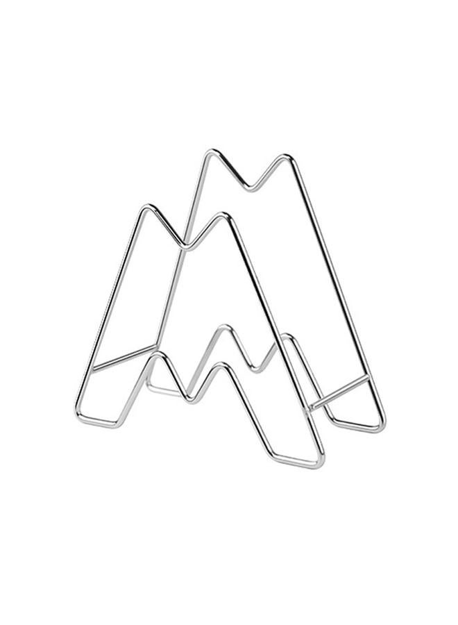 Wall Mount Pot Lid Rack Stainless Steel Multipurpose Space Saving Kitchen Wall Pot Lid Organizer for Chopping Board - Image 1