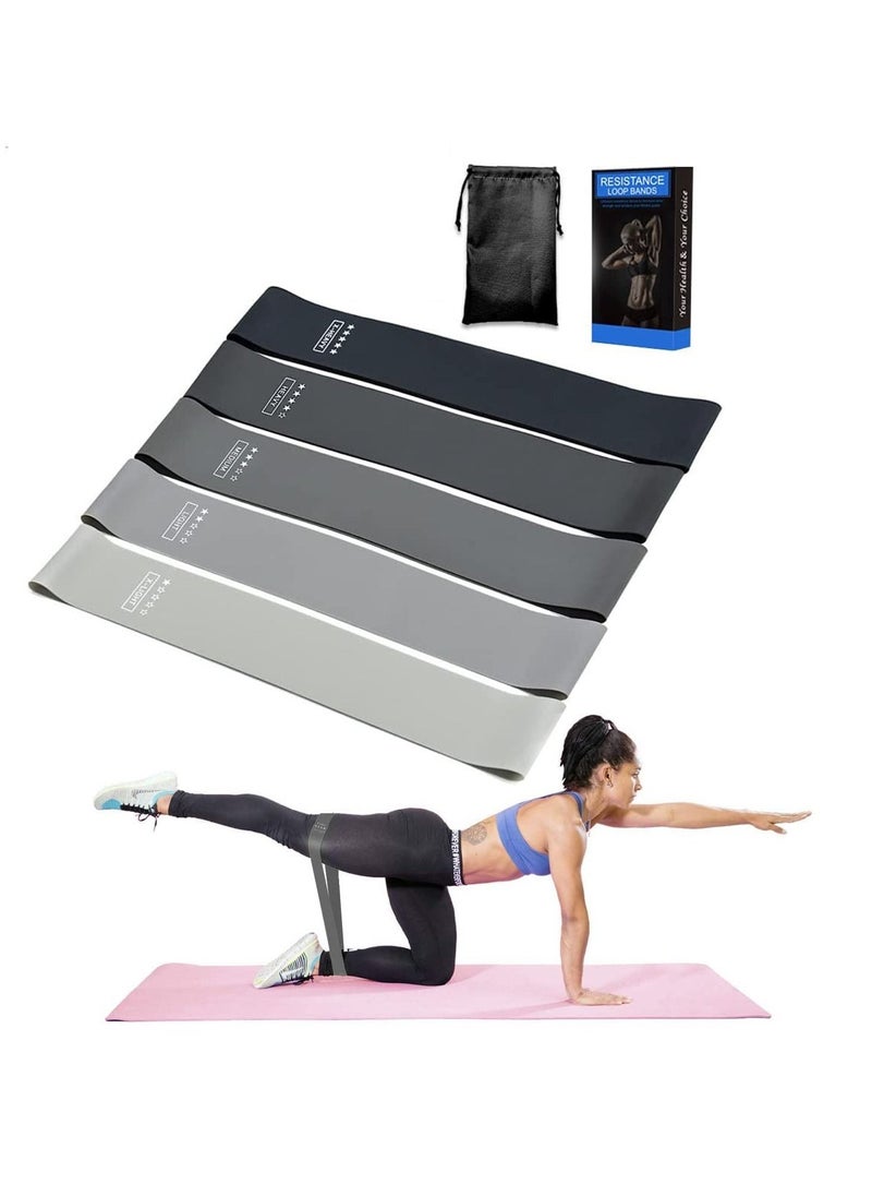 TYCOM Resistance Loop Bands Resistance Exercise Bands Set Workout Bands Flex Bands for Home Fitness Stretching Strength Training Physical Therapy Yoga  - Image 1