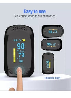 YUNSYE YUNSYE OLED Finger Pulse Oximeter, O2 Meter, White  - Image 2