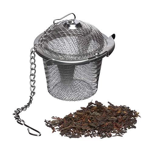 MFH Stainless Steel Spice Tea Filter Herbs Locking Infuser Mesh Ball and Journey Eye Mask Pack of Sleep Mask for Girls Blindfolded Eye Mask for Women Pack of 2 Random Colour Combo  - Image 4