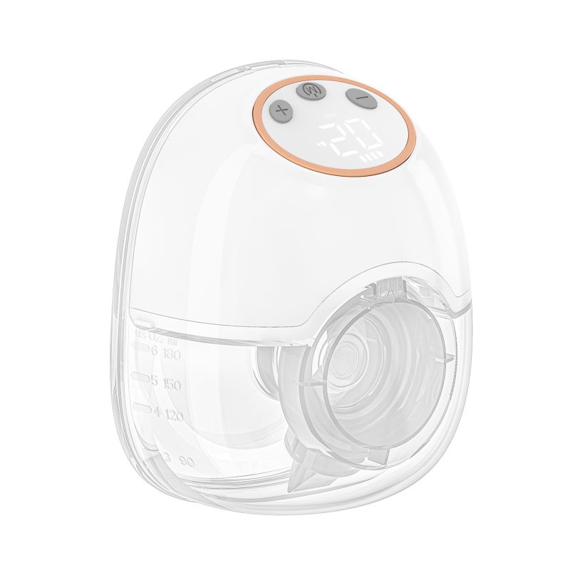 Wearable Breast Pump 1 Pack: Hands-Free Design, 4 Modes 12 Suction Levels - Pain-Free Anti-Backflow, Low Noise Built-In Battery for Busy Moms On The Go, Home, Office - Image 1
