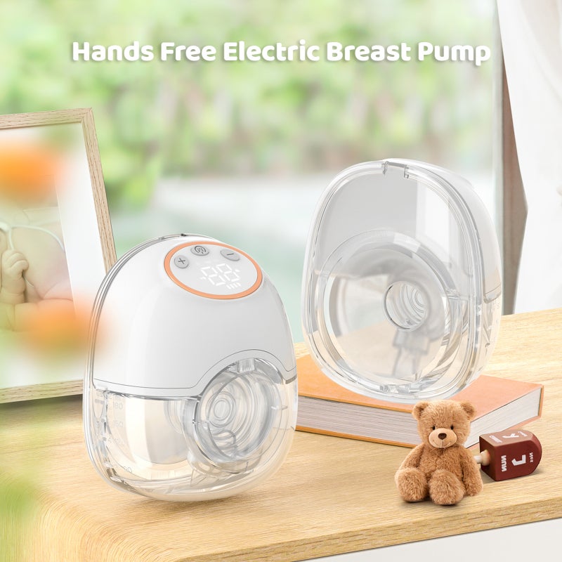Wearable Breast Pump 1 Pack: Hands-Free Design, 4 Modes 12 Suction Levels - Pain-Free Anti-Backflow, Low Noise Built-In Battery for Busy Moms On The Go, Home, Office - Image 2