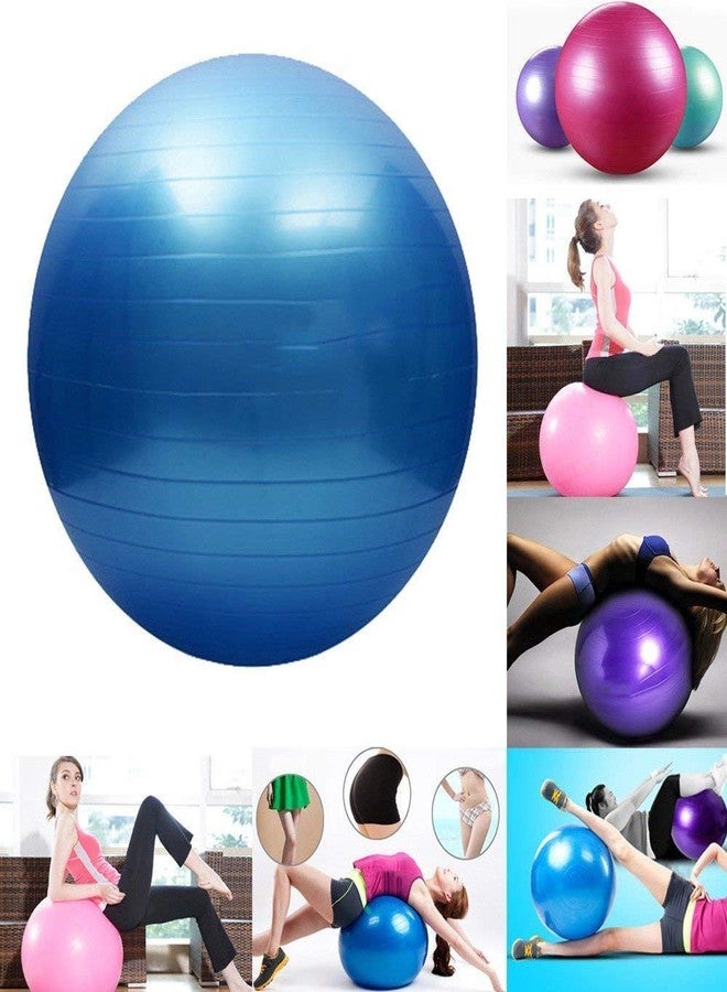Sevia Anti-Burst Gym Ball with Foot Pump, Exercise Ball 75 cm (Multi Color) - Image 3