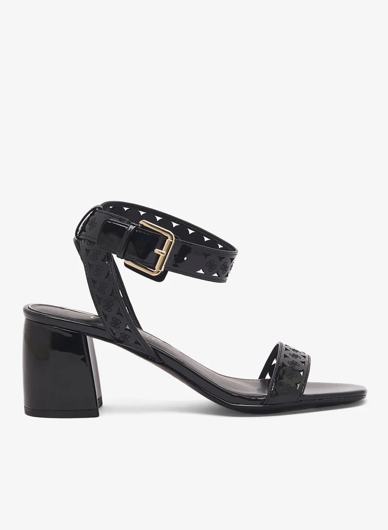 Casual Ankle Strap Heeled Sandals
